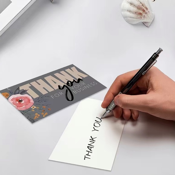 Thank You For Your Support Insert Cards Pack of 50 - Picture 6 of 6